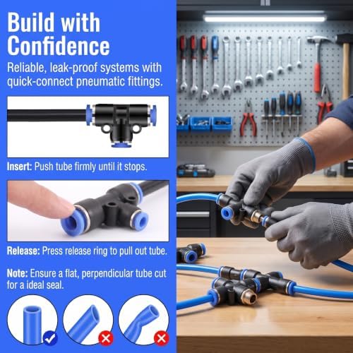 120PCS 1/2 Quick Connect Air Hose Fittings Kit,Quick Release Pneumatic Kit - Image 4