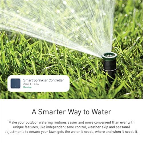 Moen 8-Zone Smart Sprinkler Controller, Wi-Fi Connectible Smart Irrigation System with Automatic Water Timer, WICNT008G1USA - Image 2