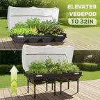 vegepod - Raised Garden Bed - Self Watering Container Garden Kit with Protective Cover, Easily Elevated to Waist Height, 2 Years Warranty (Large, Stand) - Image 6