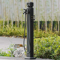 Vertical Garden Water Column, Outdoor Faucet with Double Outlet and Spray Gun, Decorative Water Fountain for Yard, Hose Stand by Unknown
