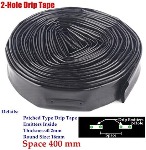 Plant Drip Irrigation Belt. Micro Irrigation System Streamline Soaker Hose(Space 400mm,20meters (65.6ft)) - Image 2