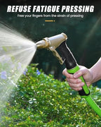 Heavy Duty Metal Garden Hose Nozzle, High Pressure with Adjustable Spray Patterns, for Watering Plants, Car Washing, Pet Showering (2 pcs) - Image 5