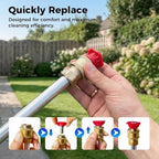 Jet Nozzle Power Washer, Includes 3 Pressure Nozzles and Quick Connectors, New Pressure Washer, Spray Nozzle for Garden Patio Outdoor Cleaning (Grey 1 Pcs) - Image 6