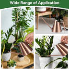HERCHR Stainless Steel Watering Can, Indoor Watering Can Metal Watering Can for Outdoor and Indoor Plants(1500ml) - Image 6