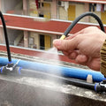 Outdoor Cooling Mist Kit for Patio Backyard Heat Relief, with Brass Nozzles/High Pressure Hose, 360° Adjustable Water Flow Bendable(40m/1575in) by Unknown