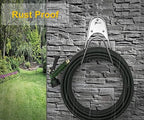 JBscoop Garden Hose Holder Stainless Steel Small Wall Mount Garden Hose Hook, Ideal for Water, Air, Hydraulic Hose, Ropes, Extension Cords Heavy Duty & Rust Proof (2) - Image 6