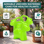 Haofy 3Pcs Animal Shaped Watering Cans, Plastic Handheld Set (Horse) - Image 4
