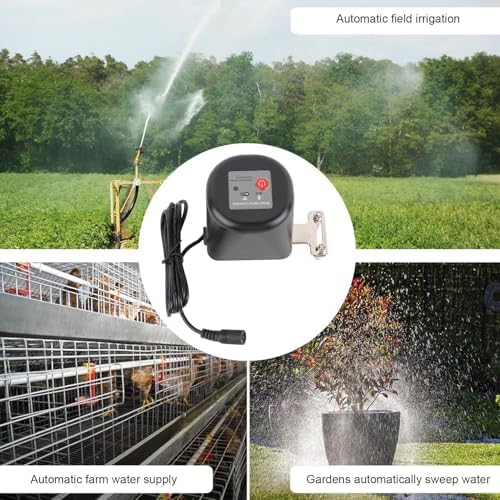 Smart Water Valve, Remote Control Intelligent Timing Gas Valve for Household Water Pipes Garden Irrigation PVC Aluminum Alloy - Image 3