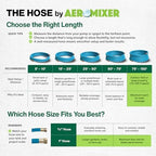 Aeromixer THE HOSE 1 Inch Garden Hose 100 Ft with Brass Valve & Adapter Set - Image 6