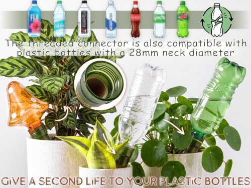 Plant Self Watering Stakes Automatic Terracotta Watering Bulbs Globes - Image 4