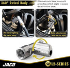 JACO Lightning L2 Quick-Connect Tire Air Chuck - 1/4" F-NPT (Open Flow) (2-Pack) - Image 6