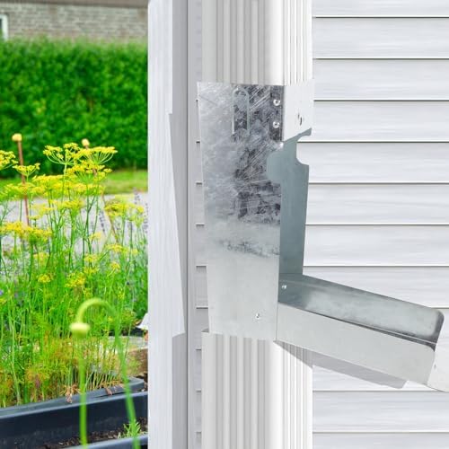 VICASKY Rain Diverter for Downspout, 3x4 Inch Iron Foldable Reuse - Image 5