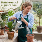 4 Pcs 1 Gallon Metal Watering Can for Indoor Outdoor Plants, Galvanized Garden Water Can with Long Spout and Dual Handles, Large Silver Watering Pot for Flowers, Houseplants, Yard - Image 5