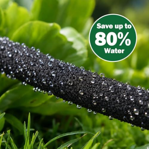 165ft Soaker Hose, 1/2" Drip Irrigation Tubing for Garden Beds & Lawns - Image 6