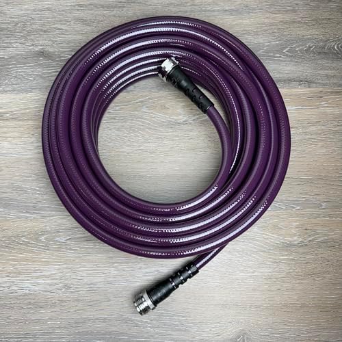 Water Right Polyurethane Garden Hose, 75 Ft, Non-toxic, 7/16” ID, Eggplant - Image 3