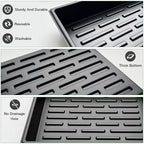 RooTrimmer Seed Starter Tray, 10 Packs Plant Tray, Durable Plastic Growing Trays, Stackable Seedling Starter Trays Perfect for Indoor, Outdoor, Greenhouses, 16.5" L x 13.2" W x 2.8" H - Black - Image 4