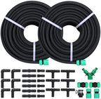 165ft Soaker Hose, 1/2" Drip Irrigation Tubing for Garden Beds & Lawns by Unknown