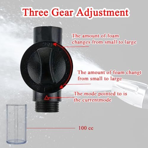 Hose Hawk, Hose Hawk Pressure Washer, 3 Spray Modes & Foam for Car Washing, High Pressure Hose Nozzle for Car Washing - Image 4