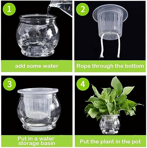 Self Drip Watering Cotton Core Rope Capillary Wick Cord, for Garden Home Plants Violet Potted DIY Automatic Irrigation Equipment (Size : Length 10m Dia 6mm) - Image 5