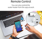 Homekit US 20A Smart Water Heater Switch,Glass Touch Panel,Works with Apple Homekit, Neutral line Needed - Image 2