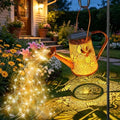 VOOKRY Solar Lights Outdoor Decoration, Large Retro Hanging Metal Solar Watering Can Lights Waterproof Hummingbird Garden Decor Outside for Yard Lawn Patio Porch, Birthday Gifts for Women Mom Grandma by VOOKRY