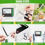 Home Garden Drip Watering Timer Controller with Automatic Irrigation Tubing for Indoor, Balconies, and Patios for Multi-Container Care Automatic Plant Watering Timer Controller Drip Irrigation - Image 5