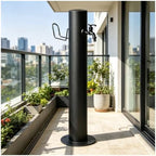 Yard Antifreeze Cracking Floor-Standing Water Spigot,Stainless Steel Vertical Water Hydrant,with Hose Holder,Freestanding Garden Waters Column for Car Watering by Unknown