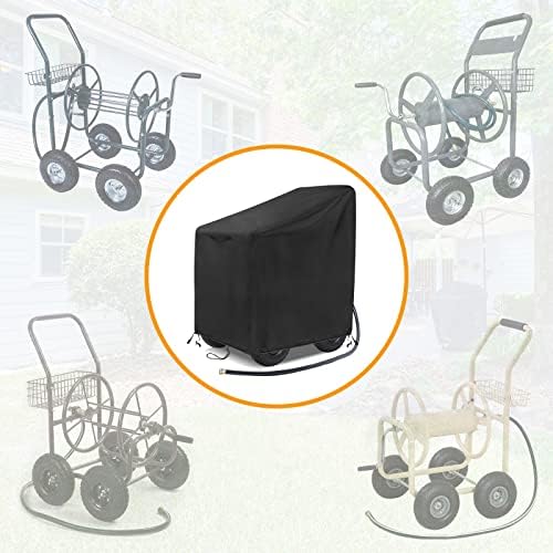 Outdoor Garden Hose Reel Cart Cover Waterproof-37.8x23.6x36in - Image 5