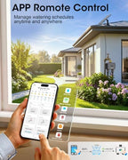 Solar WiFi Water Timer, 2 Zones WiFi Hose Timer for Garden Faucet - Image 6