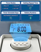 DEWENWILS Pool Pump Timer, Digital Timer Box, 2HP 40A 120-277 VAC, 7-Day 20 ON/Off Programmable Timer Switch for Water Heater, Pool Pump, SPA, Motor, ETL Listed - Image 3