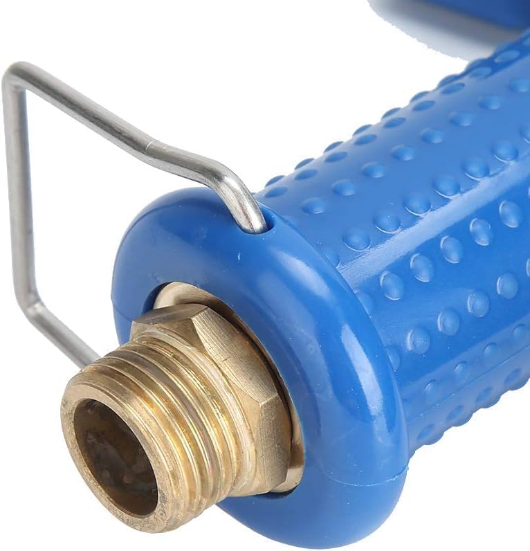 High Pressure Garden Hose Nozzle - Heavy Duty Copper Water Sprayer with Rubber Cover and Auto Shut Off - G1/2 in Thread for Kitchen Floor Car Washing, 20mm Female Thread - Image 7