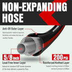 Heavy Duty Garden Hose 75ft, NON-EXPANDABLE Flexible Water Hose, Kink Resistant Lightweight Hybrid Hose, Leakproof Hose Male to Female Fittings - Image 4