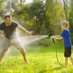 Garden Hose 50ft, Ultra Lightweight Flat Water Hose with 10 Function Nozzle - Image 5