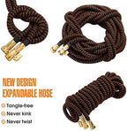 Expandable Garden Hose 100 ft with 10 Function Nozzle, 2026 New No Kink Flexible Water Hose 100ft, Lightweight, Leak-proof, 3/4" Solid Brass Fittings, 3750D Outer Fabric, Durable Expanding Latex Core - Image 5