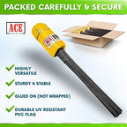 Yellow Marking Flags 1000 Pack - 4x5x15 Inch Yellow Flags for Yard - Markers For Lawn, Irrigation, Landscaping, Survey & Sprinkler Head Marking - Image 3