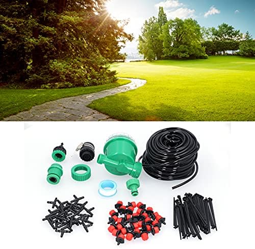 25M Automatic Sync Drip Irrigation Kit for Garden Plant Flower Watering System, Adjustable Dripper for Greenhouses, PVC + ABS Material - Image 7