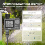 TiFFCOFiO New Sprinkler Timer Outdoor, Digital Programmable for Garden Hose, Irrigrtion Timer with Rain Delay and Manual Mode - Image 5
