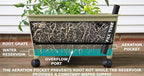 Emsco Group 2342-1HD City Picker Self Watering and Improved Aeration – Mobile Unit with Casters-Sand Raised Bed Grow Box - Image 4