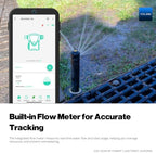 YoLink Smart Sprinkler Timer with On/Off Fob Remote, IP66 Outdoor Watering Controller, App Control, Custom Schedules, Built-in Flow Meter, D2D Control, LoRa 1/4 Mile Long Range, Hub Required - Image 6