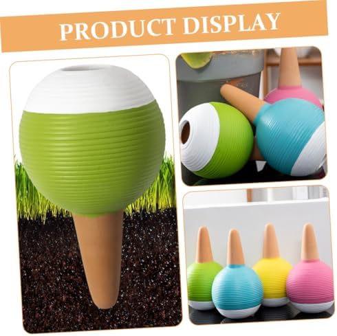 4 Pack Red Soil Watering Globes for Bonsai and Plants - Image 3