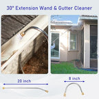 M MINGLE 20 FT Telescoping Pressure Washer Wand, 4000 PSI - Image 6