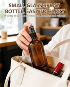 KEYWING 35 Pack 4oz Small Amber Glass Spray Bottles for Essential Oils - Image 5