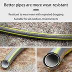 Garden Hose Flexible Small Water Hose for Patio Balcony Garden Car Washing and Cleaning Gray-4-points 100m - Image 4