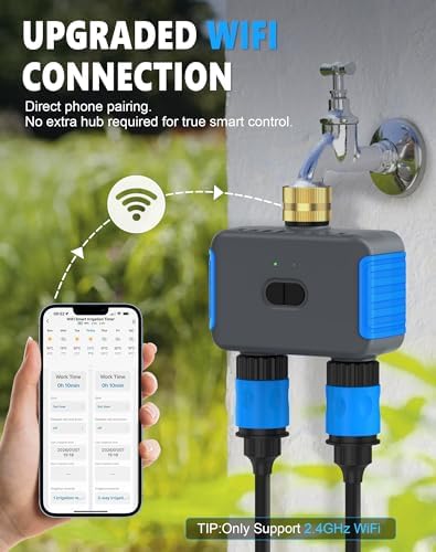 WiFi Sprinkler Timer, Smart Bluetooth Hose Timers - Image 2