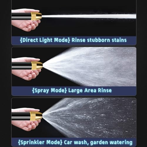 High Pressure Sprayer,2026new High Pressure Hose Nozzle,Three Adjustable Modes Nozzle, Multi Functional High-Pressure Spray Suitable For Cars,Courtyards, And Gardens (3) - Image 3