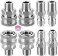 8Pcs 3/8" Stainless Steel Quick Connect Male Pressure Washer by Ailbiuko