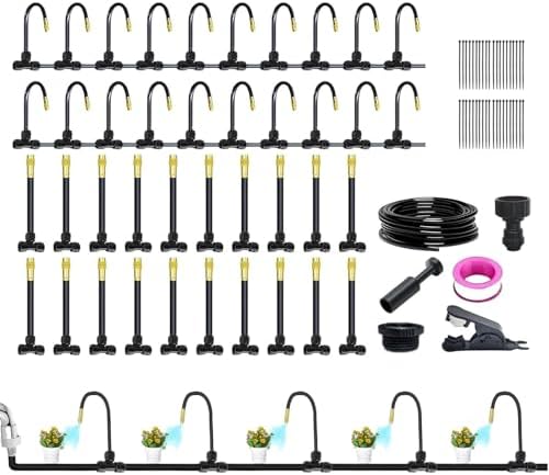 Drip Irrigation System with Nozzle Adjustable Sprinkler Head - Image 7