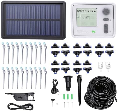 Solar Drip Irrigation Kit for Balcony Garden, 20 Pots - Image 6