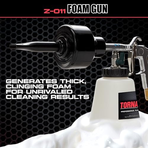 Tornador Z-011 Car Wash Foam Gun | Adjustable Foam Sprayer with 32oz Reservoir | Professional Car Cleaning Tool for Interior & Exterior | Compatible with Tornador Foam Cleaner - Image 2