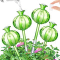 4 Pcs Plant Watering Globes, Automatic Glass Watering Bulbs, Cactus Shaped 140 ML Decorative Watering Device for Indoor Outdoor Plant Garden Patio, Green by Unknown